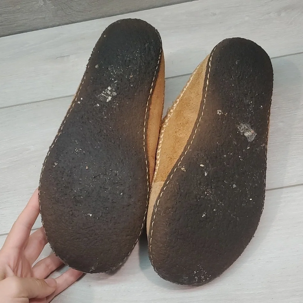 Sorel Mens Falcone Ridge II  Leather Slip on slippers shoes sz 8